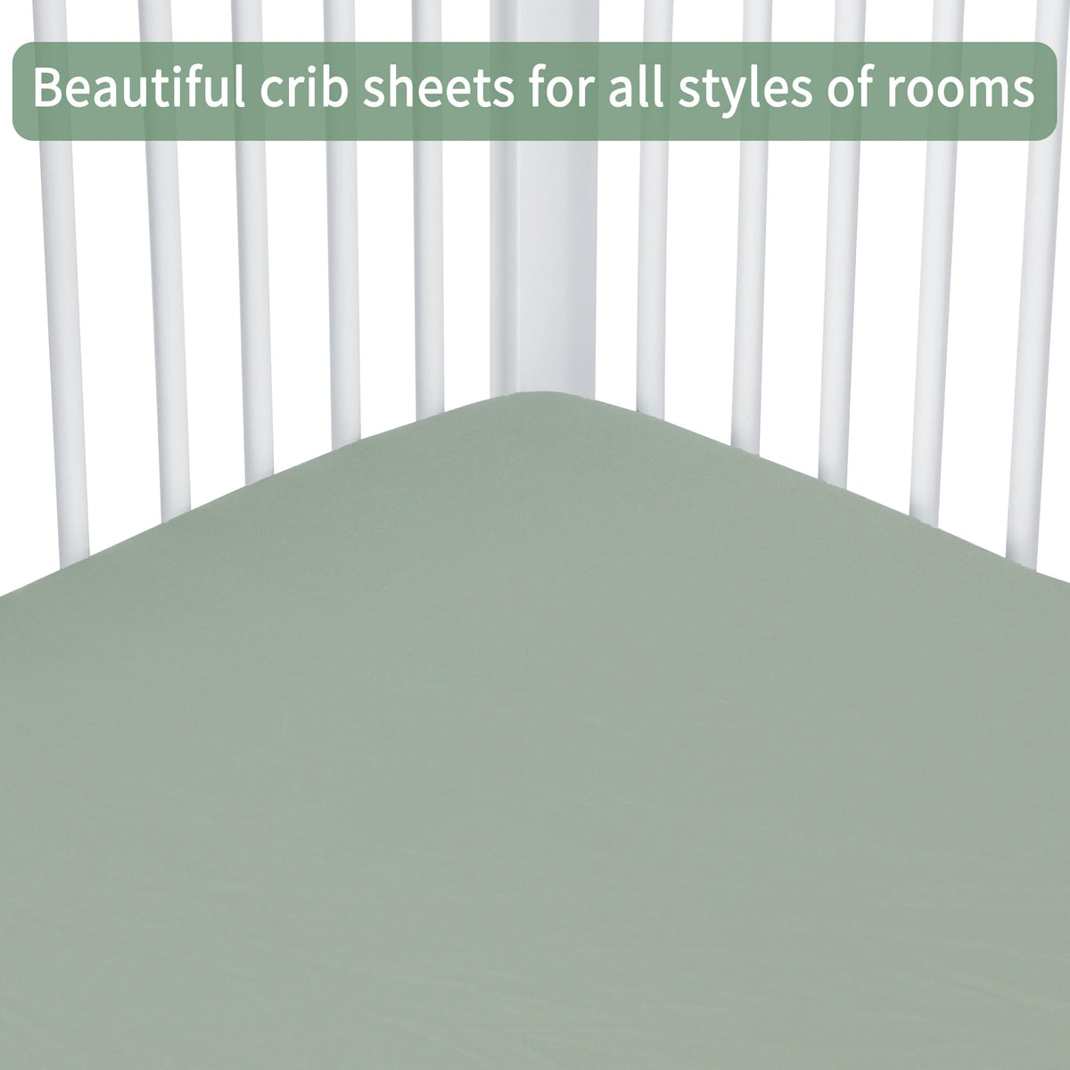GUNTAIL Baby Crib Sheets for Boys Girls, 2 Pack Fitted Crib Sheet for Standard Crib and Toddler Mattress, Soft Microfiber Baby Sheet 52x28x8in. (Love & Pink)