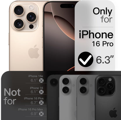 JETech Magnetic Slim Case for iPhone 18 Pro, Dark Cherry