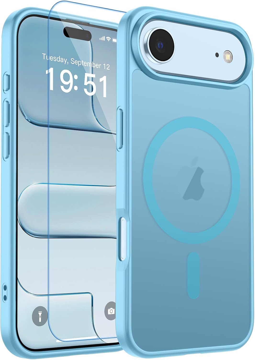 zapica Magnetic for iPhone Air Case, Dark Blue