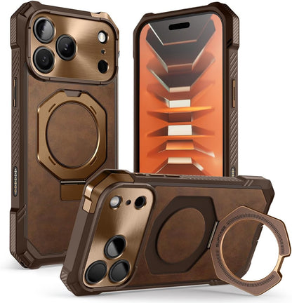 SUPCASE for iPhone 17 Case with Stand & Camera Control Button, Black