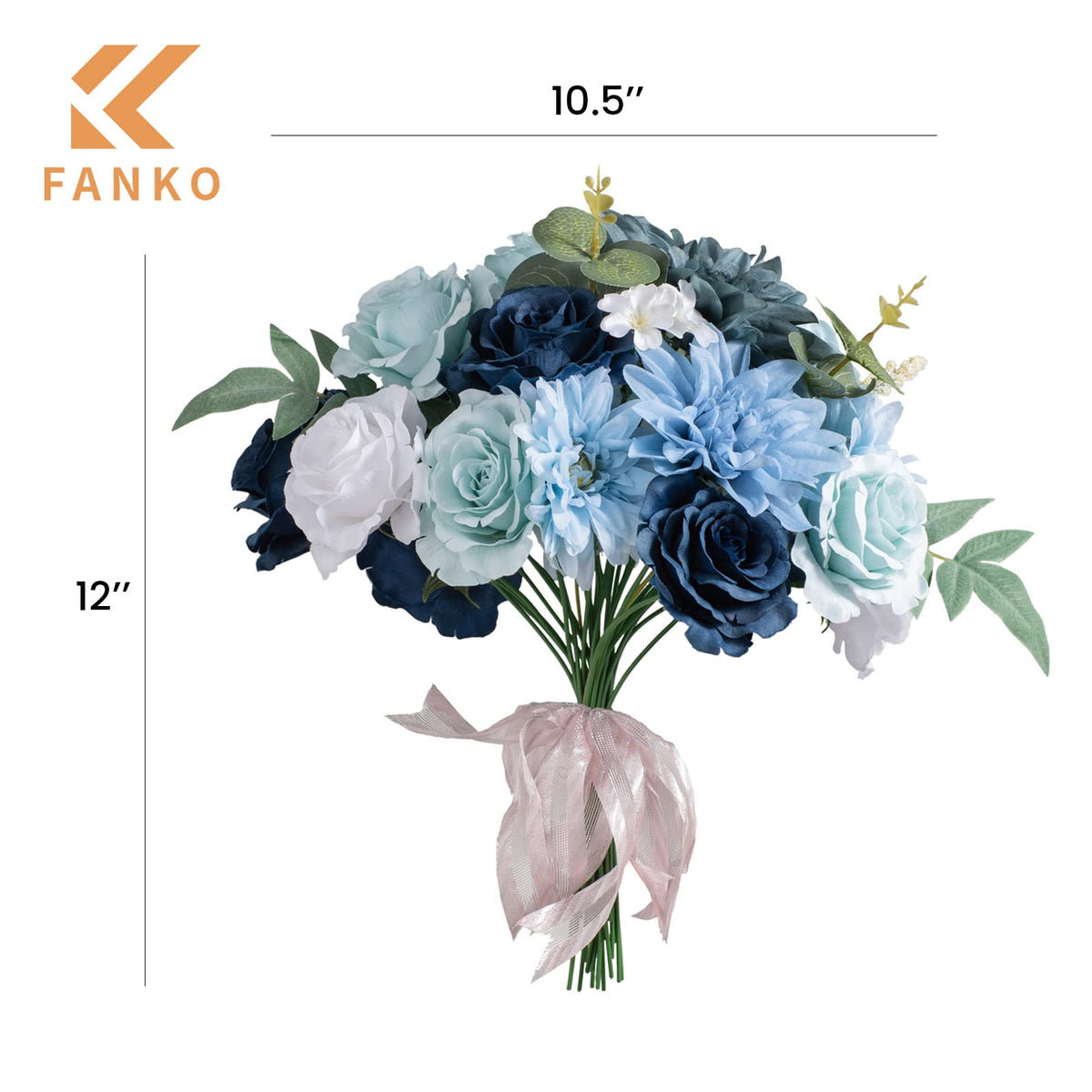 Fall Artificial Flowers DIY Bouquet Combo Faux Rose for Home Decor