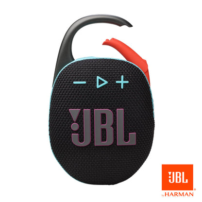 JBL Clip 5 - Ultra-Portable, Waterproof & Dustproof Bluetooth Speaker, Big JBL Pro Sound with Punchy bass, Integrated Carabiner, Up to 12 Hours of Play, Made in Part with Recycled Materials (Black)