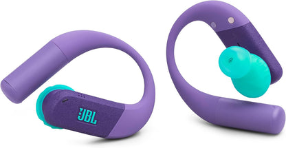 JBL Endurance Peak 4-Wireless Noise Cancelling Sport Earbuds (Purple/Teal)