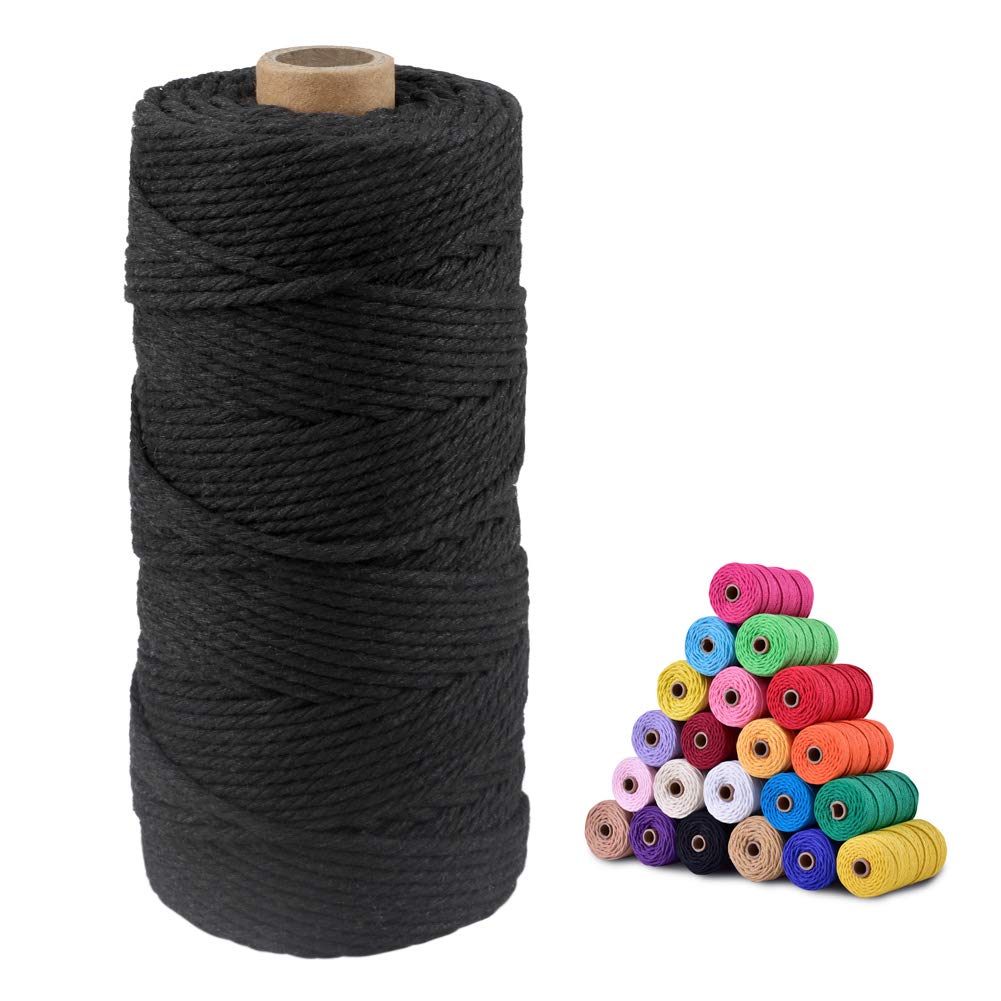 jijAcraft 50M White Cotton String: 2MM Cooking String for DIY Crafts