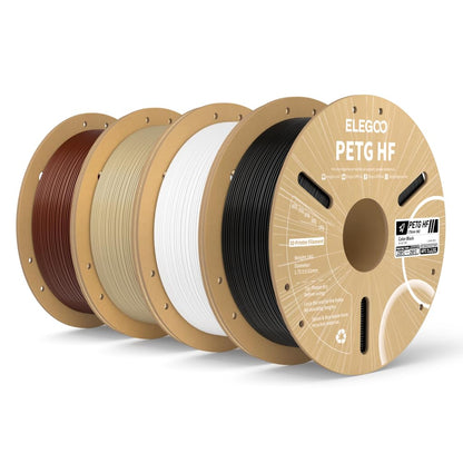 ELEGOO Rapid PETG 3D Printer Filament 1.75mm Black 1KG