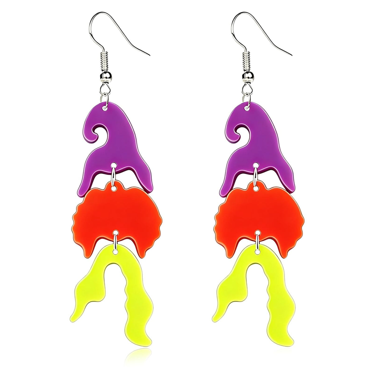 Hocus Pocus Earrings for Women Spooky Witch Halloween Pumpkin Earrings Halloween Accessories Witch Jewelry