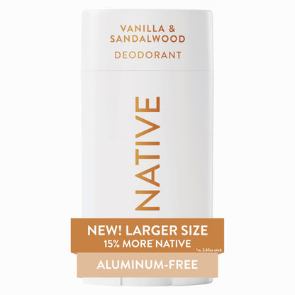 Native Aluminum-Free Deodorant for Women & Men, Coconut & Vanilla, 2.65oz