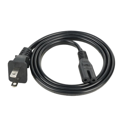 TPLTECH AC Power Cord for Sony PS5/PS4/PS3 Slim, Xbox Series S/Series X, Xbox One S/One X, 2 Prong C7 Universal TV Power Cable Replacement