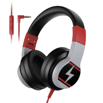 Candy Bila Wired Kids Headphones for School, Over-Ear for Boys Girls
