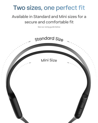 SHOKZ OpenRun Air 2 Bone Conduction Open-Ear Bluetooth Headphones，Black