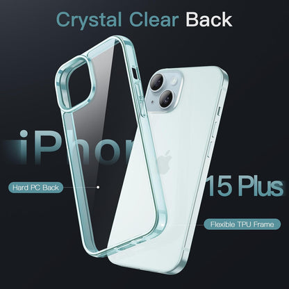 JETech Case for iPhone 15, Anti-Yellowing, Green