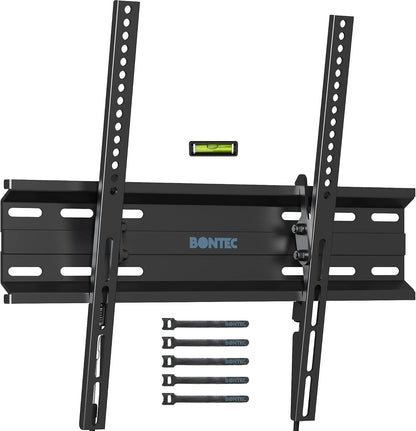 BONTEC TV Wall Bracket, Tilting TV Wall Mount for 23-60 Inch TVs, 45 kg