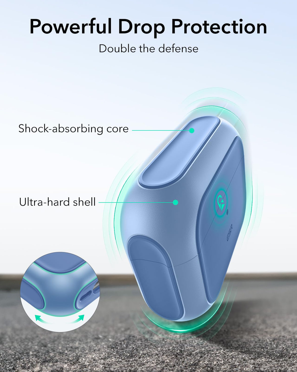 ESR for AirPods Pro 3 Case, Compatible with MagSafe, Orange