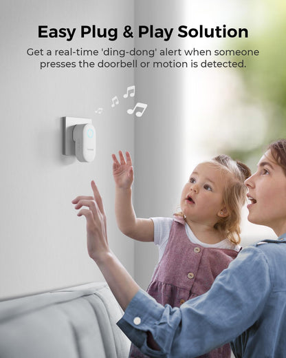 REOLINK Chime Plus, Compatible with Reolink Video Doorbell PoE/WiFi V2 and
