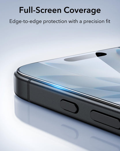 ESR 3 Pack for iPhone 17 Pro Max Screen Protector, Classic Clear