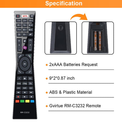 for-LG-Magic-Remote, Gvirtue Solar Voice Remote Control for-LG-Smart TV