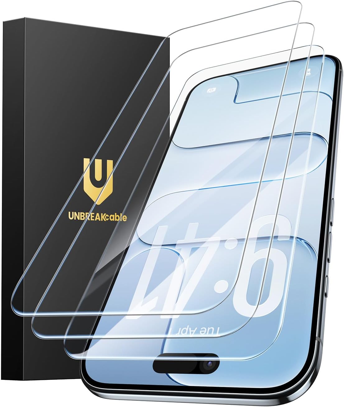 UNBREAKcable 3-Pack Screen Protector for iPhone SE 2022/SE 2020, iPhone 8/7