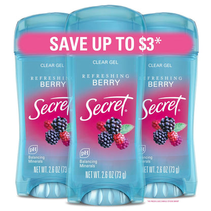 Secret Antiperspirant Deodorant for Women, Cozy Vanilla Scent, 2.6 oz