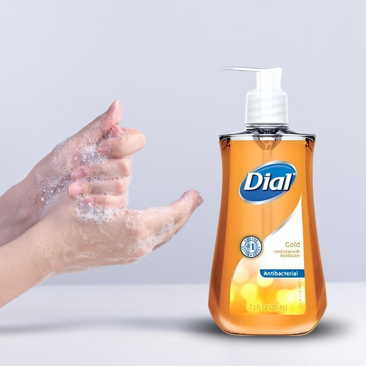 Dial Antibacterial Defense Liquid Hand Soap + Aloe, White Tea Scent, 11 Fl Oz (Pack of 4), Dermatologist-Tested Hand Wash, Gentle Formula