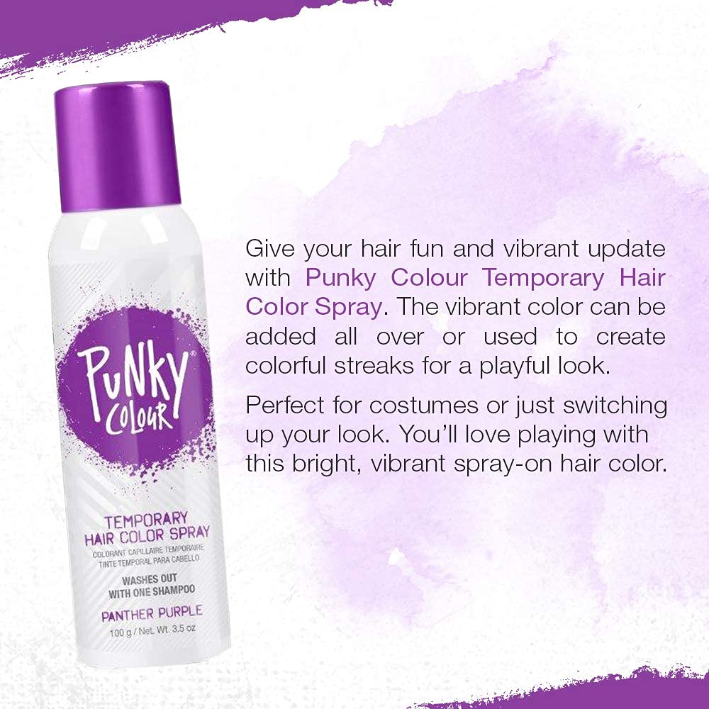 Punky Temporary Hair Color Spray Washes Out Tiger Orange, 3.5 oz, 1 Pack