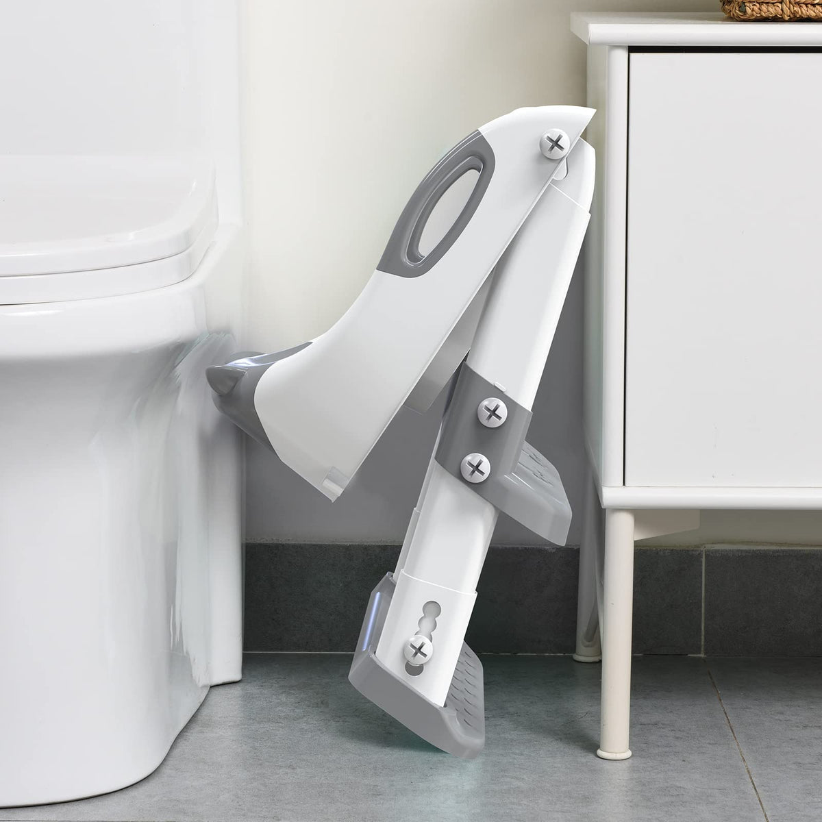Potty Training Toilet for Toddlers, 2-in-1 Potty Training seat, Anti-Slip (Chocolate, Bear)