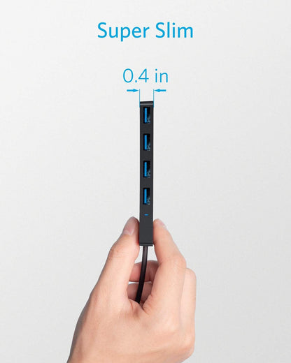 Anker USB Hub, 4-in-1 USB Splitter, 4 USB-A Ports with 5Gbps Data Transfer