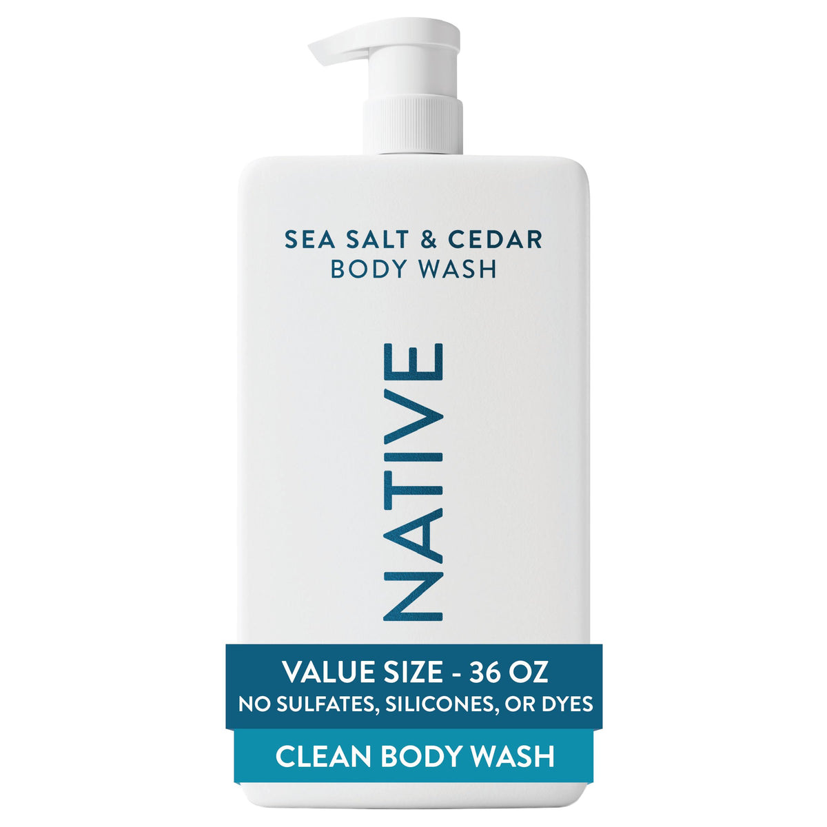 Native Body Wash 3 Pack - Natural Body Wash Women & Men - SLS & Paraben Free - Cucumber & Mint, Coconut & Vanilla, Lavender & Rose