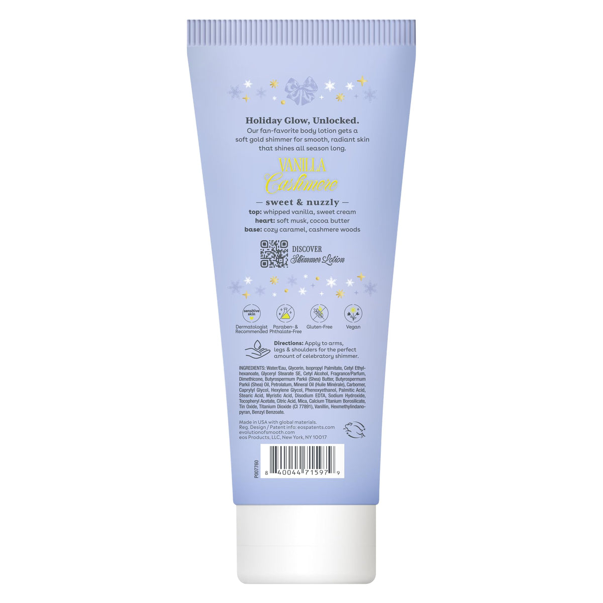eos Shea Better Body Lotion- Crème de Pistachio, Natural Shea, 16 fl oz