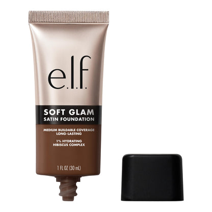 e.l.f. Soft Glam Satin Foundation, Medium Coverage, 43 Tan Cool