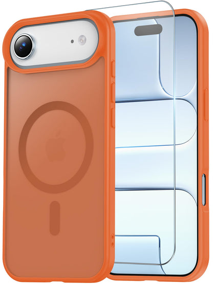 Temdan for iPhone AIR Case with Screen Protector Beige