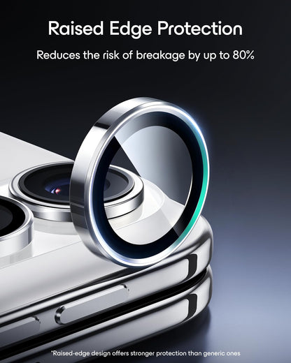 ESR for iPhone 17 Pro Max/17 Pro Camera Lens Protector, 1 Pack, Black