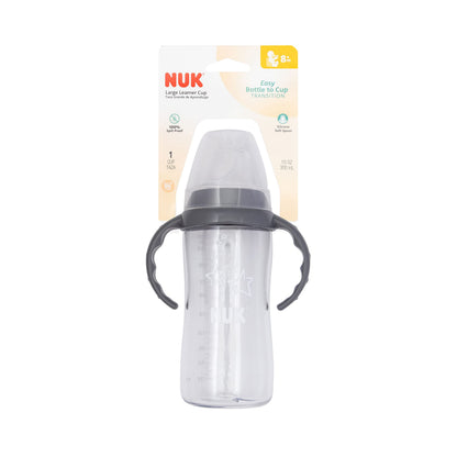 NUK First Choice Learner Sippy Cup 2.0, 10oz, 2-Pack, Pink Bunnies