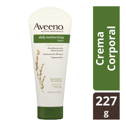 Aveeno Daily Moisturizing Body Lotion, Fragrance-Free, 18 fl. oz