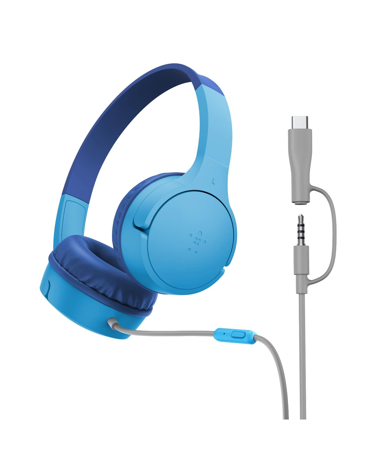Belkin SoundForm Mini Kids Headphones, Wireless&Wired, 30H Playime, School