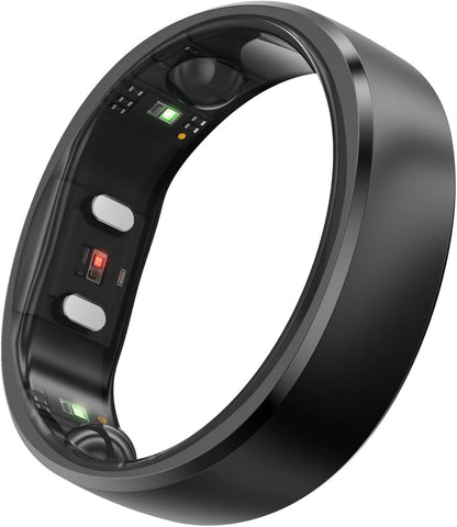 RingConn Gen 2 Smart Ring - Sleep Apnea Monitoring(Black, Size 9)