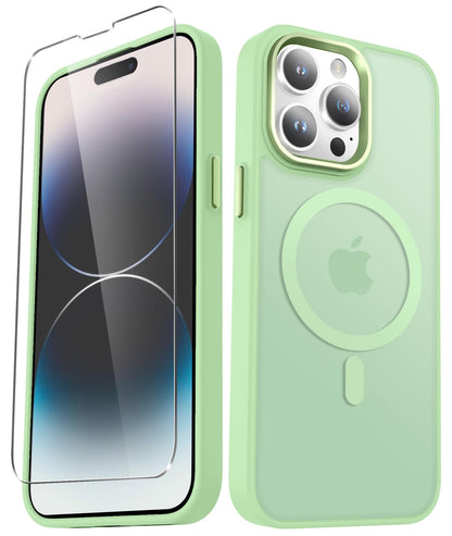 for iPhone 14 Plus Case, Matte Magnetic Phone Case, Lavender Purple