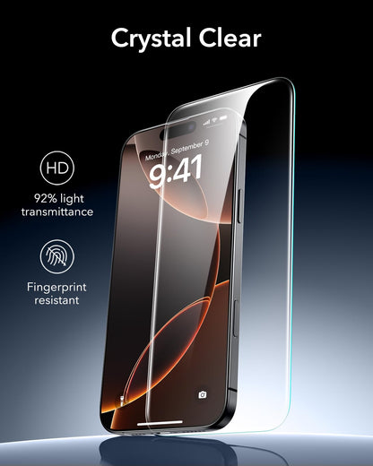 ESR 3 Pack for iPhone 17 Pro Max Screen Protector, Armorite