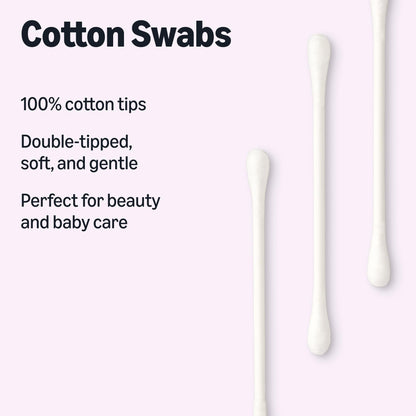 Amazon Essentials Cotton Swabs, 500 Count (Previously Amazon Basics)