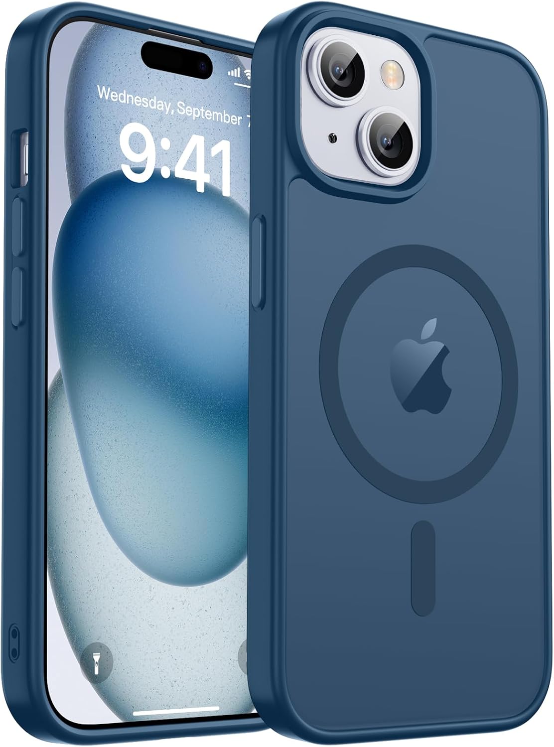 zapica Magnetic for iPhone Air Case, Dark Blue