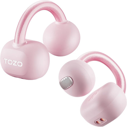 TOZO OpenEarRing Open Ear Earbuds 40H Bluetooth 5.4 Lightweight Comfort