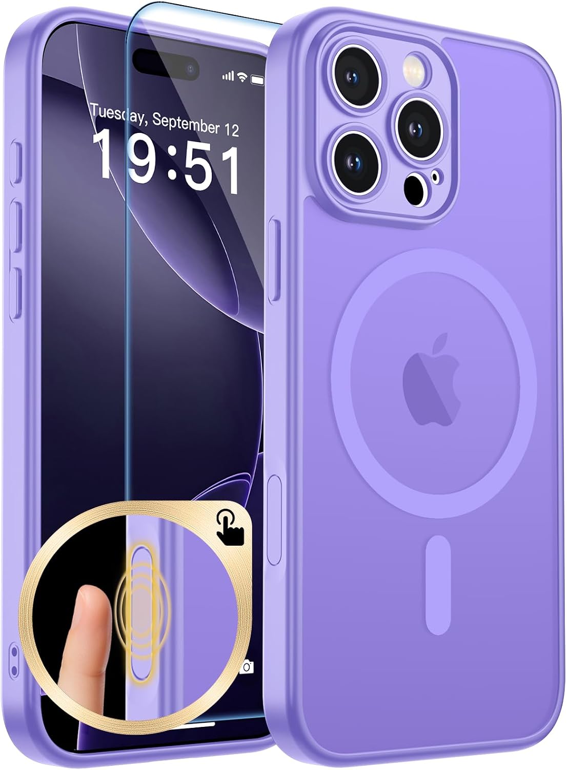 zapica Magnetic for iPhone Air Case, Dark Blue