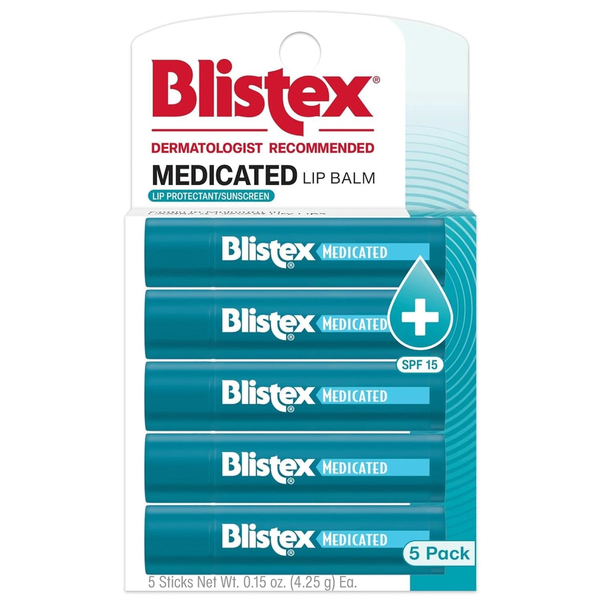 Blistex Medicated Mint Lip Balm, 0.15 Oz