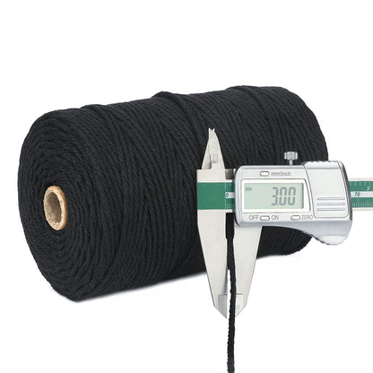 jijAcraft 50M White Cotton String: 2MM Cooking String for DIY Crafts