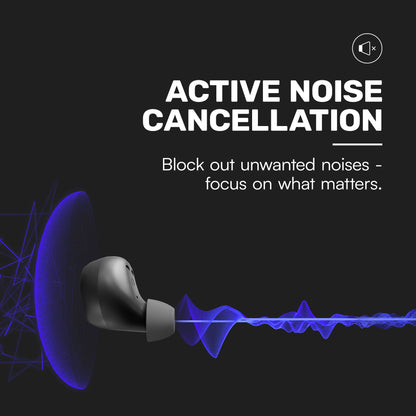 Raycon Everyday Earbuds Plus - Bluetooth True Wireless in-Ear Buds with 32 Hours Playtime, Multipoint Technology, Extreme Comfort, and Active Noise Cancellation (Blue)