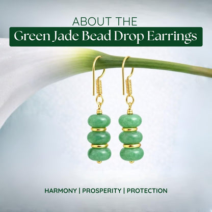 Gempires Beaded Gemstone Dangle Earrings for Women, Boho Gold Birthstone