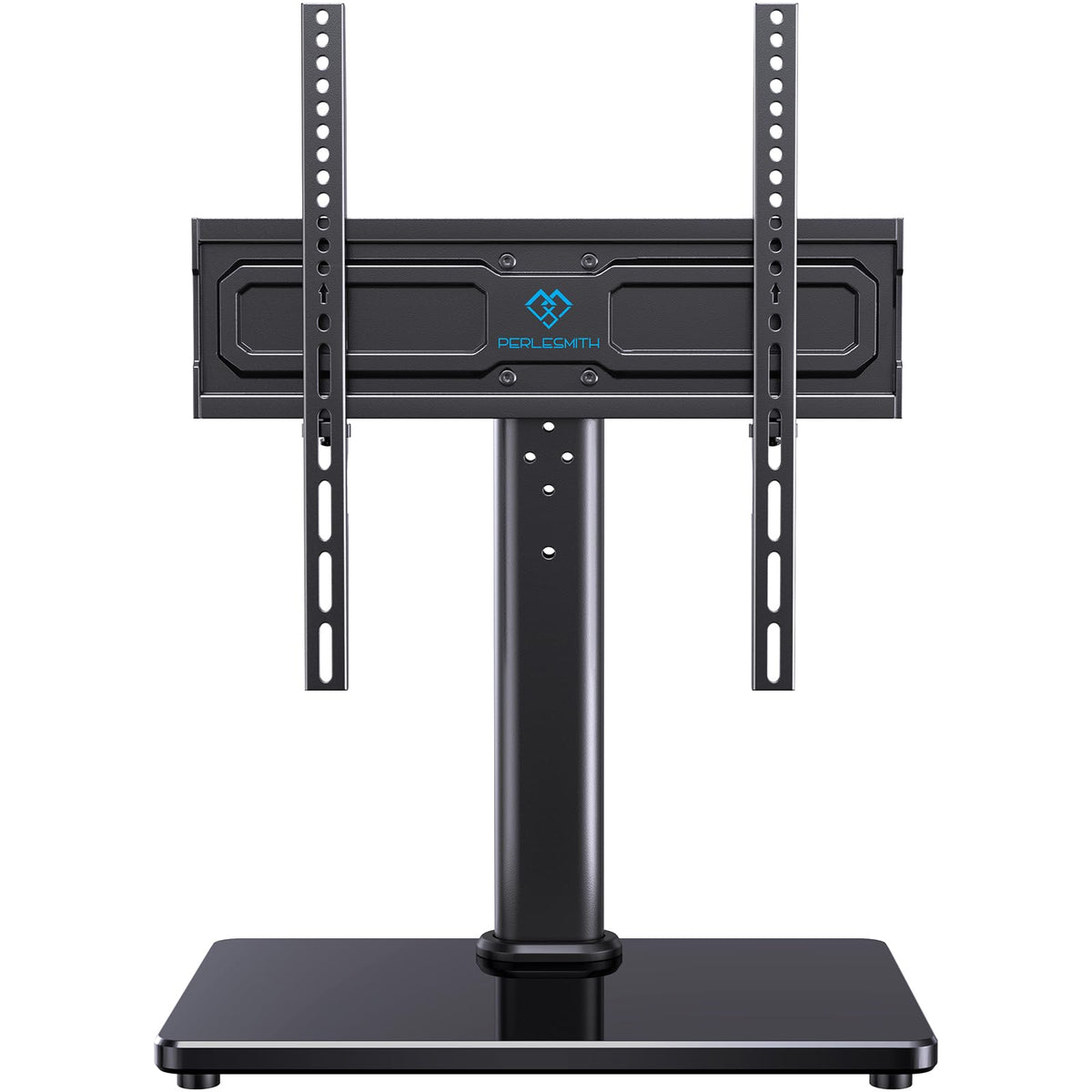 PERLESMITH Universal Swivel TV Stand for 32-75 inch TVs to 99lbs with Legs
