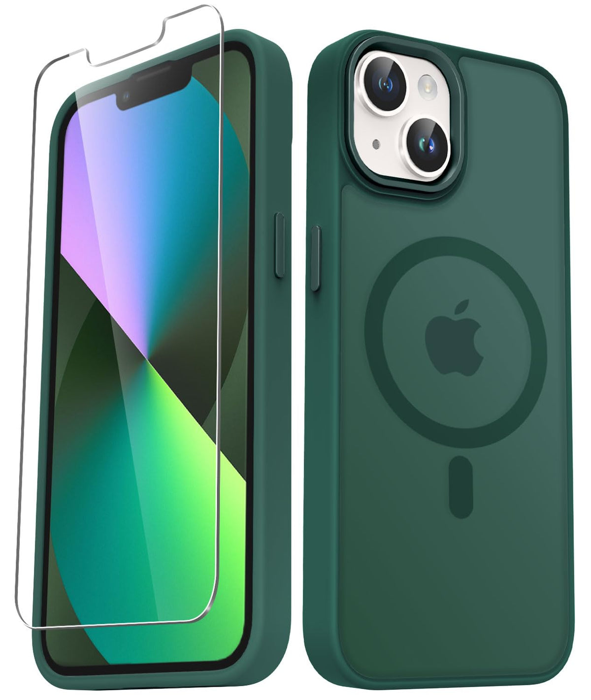 for iPhone 14 Plus Case, Matte Magnetic Phone Case, Lavender Purple