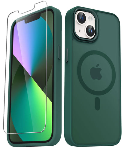for iPhone 14 Plus Case, Matte Magnetic Phone Case, Lavender Purple