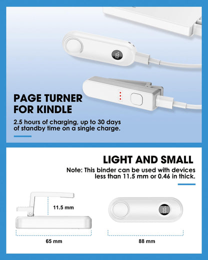 Remote Control Page Turner for Kindle Paperwhite Scribe Oasis Accessories