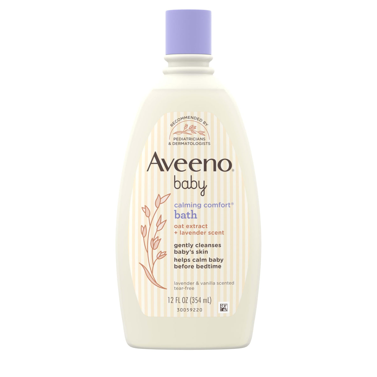 Aveeno Baby Calming Comfort Bath & Body Wash, Lavender & Vanilla, 8 fl oz